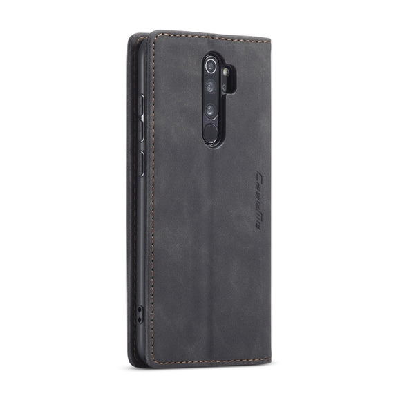 For Xiaomi Redmi Note 8 Pro CaseMe-013 Multifunctional Horizontal Flip Leather Case with Card Slot & Holder & Wallet(Black)