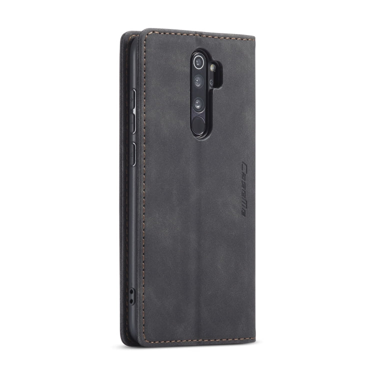 For Xiaomi Redmi Note 8 Pro CaseMe-013 Multifunctional Horizontal Flip Leather Case with Card Slot & Holder & Wallet(Black)
