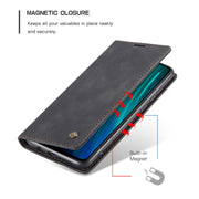 For Xiaomi Redmi Note 8 Pro CaseMe-013 Multifunctional Horizontal Flip Leather Case with Card Slot & Holder & Wallet(Black)