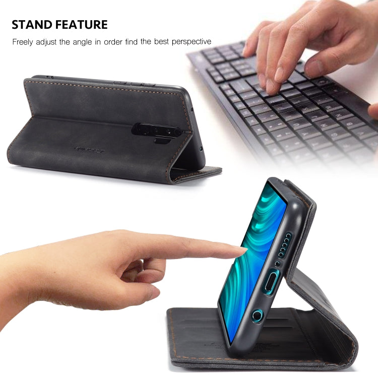 For Xiaomi Redmi Note 8 Pro CaseMe-013 Multifunctional Horizontal Flip Leather Case with Card Slot & Holder & Wallet(Black)