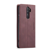 For Xiaomi Redmi Note 8 Pro CaseMe-013 Multifunctional Horizontal Flip Leather Case with Card Slot & Holder & Wallet(Wine Red)