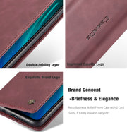 For Xiaomi Redmi Note 8 Pro CaseMe-013 Multifunctional Horizontal Flip Leather Case with Card Slot & Holder & Wallet(Wine Red)