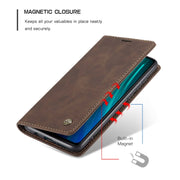 For Xiaomi Redmi Note 8 Pro CaseMe-013 Multifunctional Horizontal Flip Leather Case with Card Slot & Holder & Wallet(Coffee)