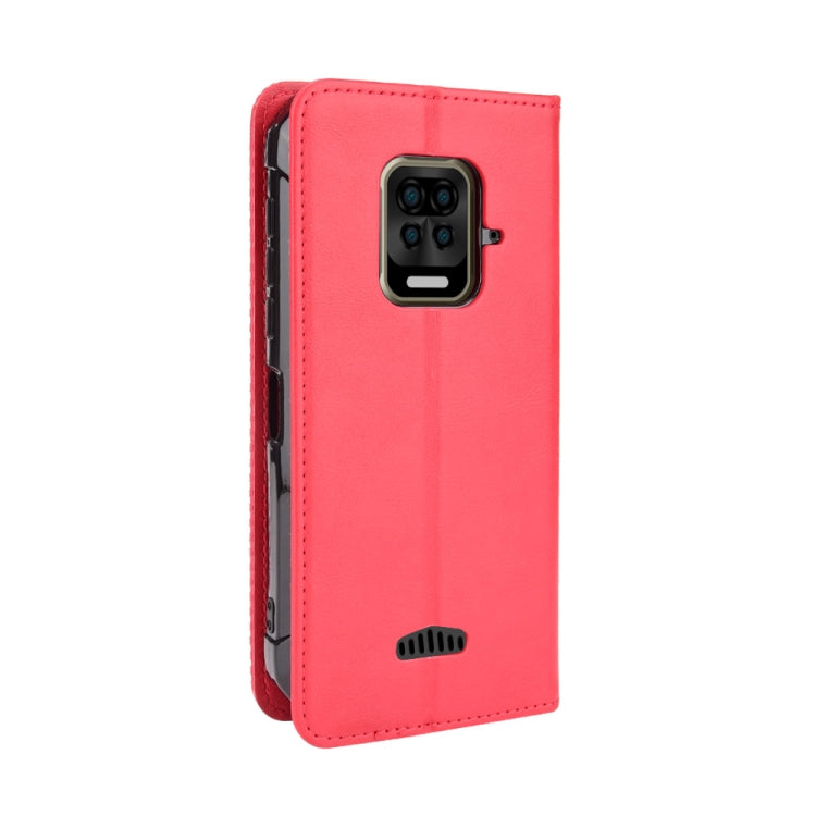For Doogee S59 / S59 Pro Magnetic Buckle Retro Crazy Horse Texture Horizontal Flip Leather Case with Holder & Card Slots & Photo Frame(Red) - More Brand by PMC TechLife | Online Shopping South Africa | PMC TechLife | Buy Now Pay Later Mobicred