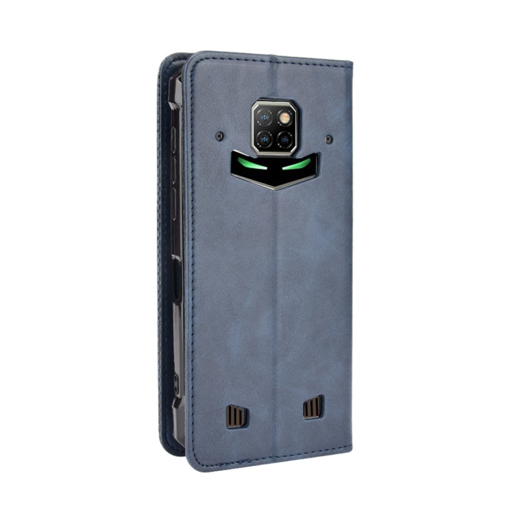 For Doogee S88 Plus / S88 Pro Magnetic Buckle Retro Crazy Horse Texture Horizontal Flip Leather Case with Holder & Card Slots & Photo Frame(Blue) - More Brand by PMC TechLife | Online Shopping South Africa | PMC TechLife | Buy Now Pay Later Mobicred