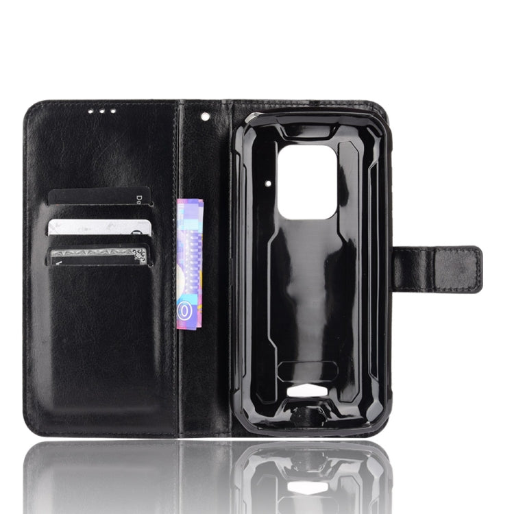 For Doogee S59 / S59 Pro Crazy Horse Texture Horizontal Flip Leather Case with Holder & Card Slots & Lanyard(Black) - More Brand by PMC TechLife | Online Shopping South Africa | PMC TechLife | Buy Now Pay Later Mobicred