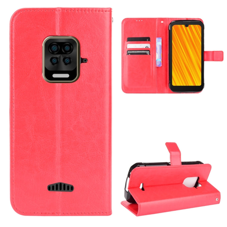 For Doogee S59 / S59 Pro Crazy Horse Texture Horizontal Flip Leather Case with Holder & Card Slots & Lanyard(Red) - More Brand by PMC TechLife | Online Shopping South Africa | PMC TechLife | Buy Now Pay Later Mobicred