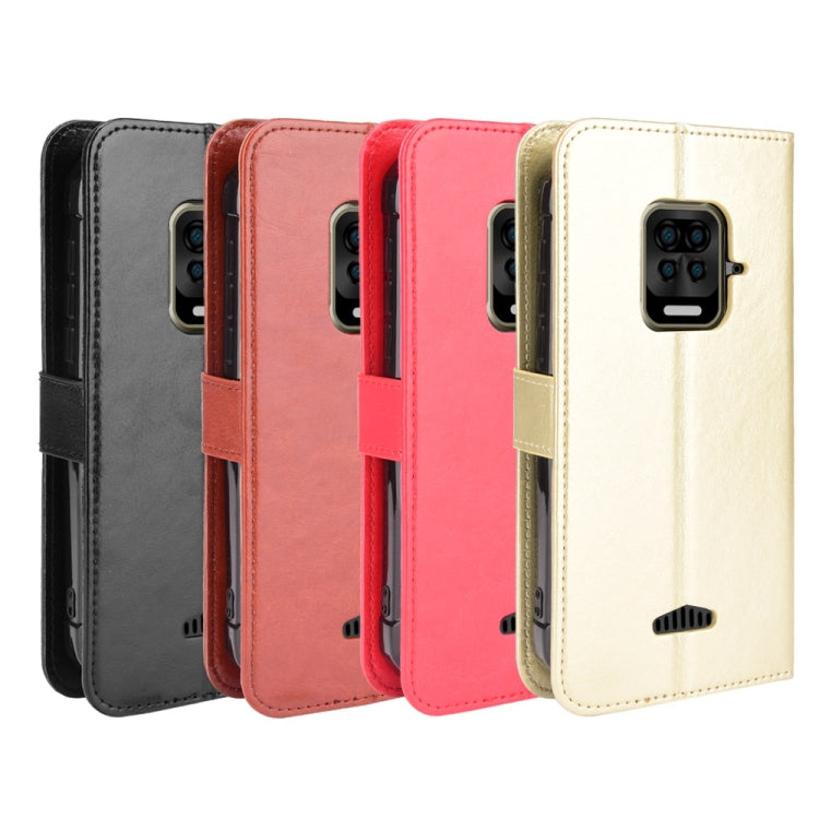 For Doogee S59 / S59 Pro Crazy Horse Texture Horizontal Flip Leather Case with Holder & Card Slots & Lanyard(Red)