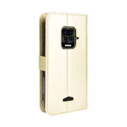For Doogee S59 / S59 Pro Crazy Horse Texture Horizontal Flip Leather Case with Holder & Card Slots & Lanyard(Gold)