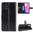 For Blackview Oscal C20 Crazy Horse Texture Horizontal Flip Leather Case with Holder & Card Slots & Lanyard(Black) - More Brand by PMC TechLife | Online Shopping South Africa | PMC TechLife | Buy Now Pay Later Mobicred