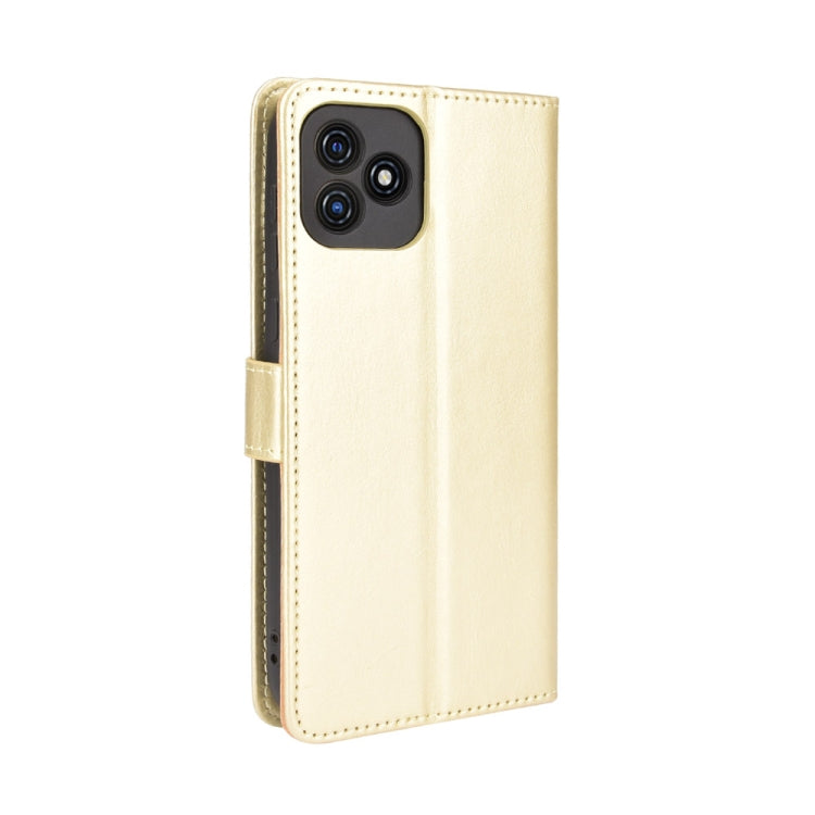 For Blackview Oscal C20 Crazy Horse Texture Horizontal Flip Leather Case with Holder & Card Slots & Lanyard(Gold) - More Brand by PMC TechLife | Online Shopping South Africa | PMC TechLife