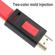 ULT-unite 4K Ultra HD Gold-plated HDMI to HDMI Flat Cable, Cable Length:3m(Transparent Purple)