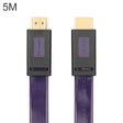 ULT-unite 4K Ultra HD Gold-plated HDMI to HDMI Flat Cable, Cable Length:5m(Transparent Purple) - Cable by ult-unite | Online Shopping South Africa | PMC TechLife | Buy Now Pay Later Mobicred