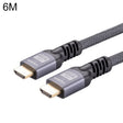 HDMI 2.0 Male to HDMI 2.0 Male 4K Ultra-HD Braided Adapter Cable, Cable Length:6m(Grey) - Cable by PMC TechLife | Online Shopping South Africa | PMC TechLife | Buy Now Pay Later Mobicred