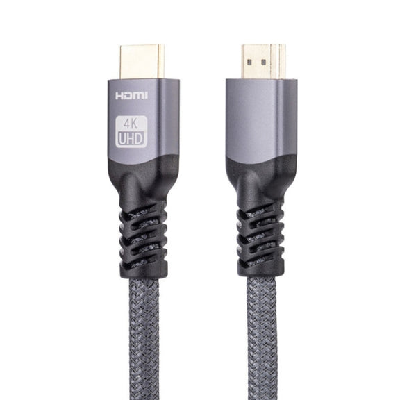 HDMI 2.0 Male to HDMI 2.0 Male 4K Ultra-HD Braided Adapter Cable, Cable Length:8m(Grey)