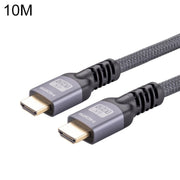HDMI 2.0 Male to HDMI 2.0 Male 4K Ultra-HD Braided Adapter Cable, Cable Length:10m(Grey)