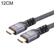 HDMI 2.0 Male to HDMI 2.0 Male 4K Ultra-HD Braided Adapter Cable, Cable Length:12m(Grey) - Cable by PMC TechLife | Online Shopping South Africa | PMC TechLife | Buy Now Pay Later Mobicred