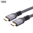 HDMI 2.0 Male to HDMI 2.0 Male 4K Ultra-HD Braided Adapter Cable, Cable Length:18m(Grey) - Cable by PMC TechLife | Online Shopping South Africa | PMC TechLife | Buy Now Pay Later Mobicred