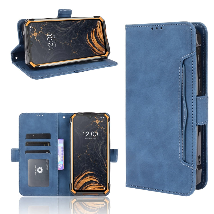 For Doogee S88 Plus / S88 Pro Skin Feel Calf Pattern Horizontal Flip Leather Case with Holder & Card Slots & Photo Frame(Blue) - More Brand by PMC TechLife | Online Shopping South Africa | PMC TechLife | Buy Now Pay Later Mobicred