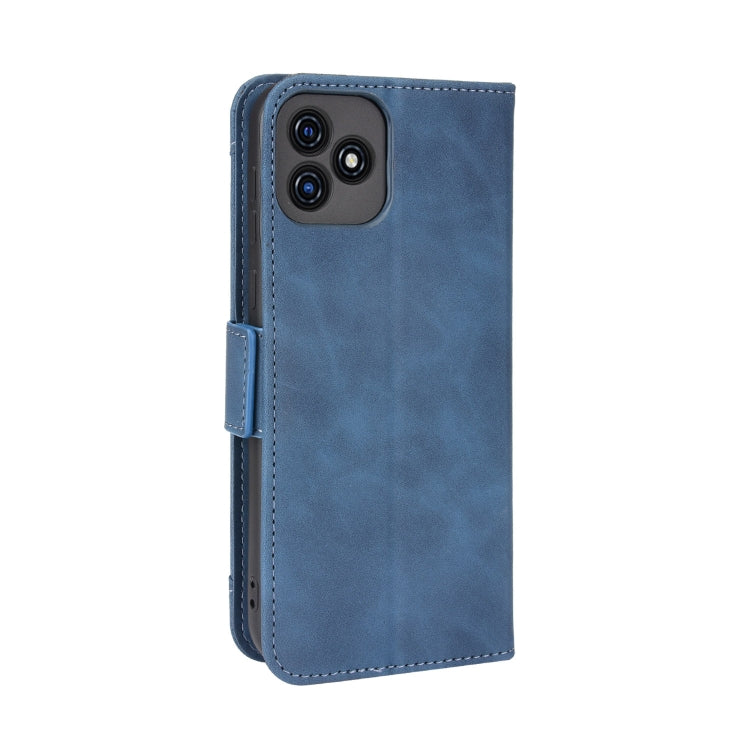 For Blackview Oscal C20 Skin Feel Calf Pattern Horizontal Flip Leather Case with Holder & Card Slots & Photo Frame(Blue) - More Brand by PMC TechLife | Online Shopping South Africa | PMC TechLife | Buy Now Pay Later Mobicred