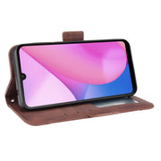 For Blackview Oscal C20 Skin Feel Calf Pattern Horizontal Flip Leather Case with Holder & Card Slots & Photo Frame(Brown)
