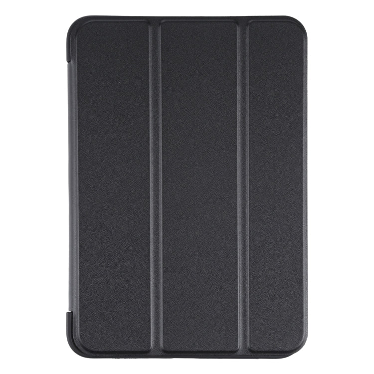 For iPad mini 2024 / mini 6 GEBEI Shockproof Horizontal Flip Tablet Case with Three-folding Holder(Black)