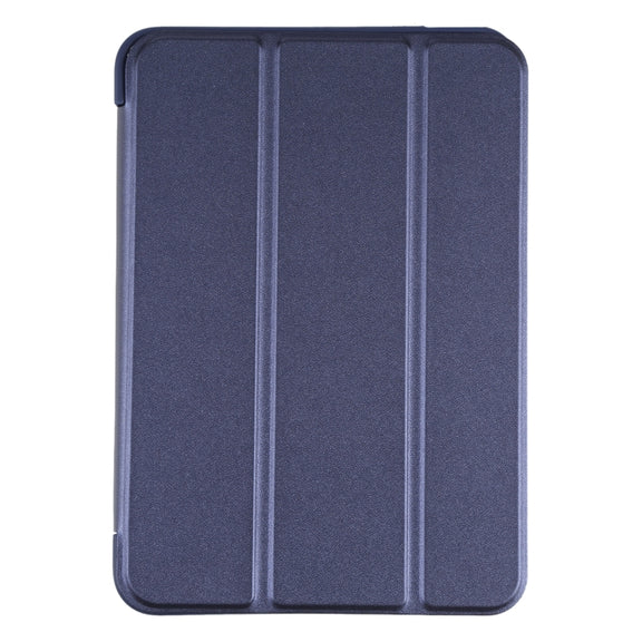 For iPad mini 2024 / mini 6 GEBEI Shockproof Horizontal Flip Tablet Case with Three-folding Holder(Royal Blue)