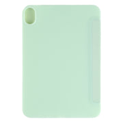 For iPad mini 2024 / mini 6 GEBEI Shockproof Horizontal Flip Tablet Case with Three-folding Holder(Mint Green)