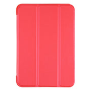 For iPad mini 2024 / mini 6 GEBEI Shockproof Horizontal Flip Tablet Case with Three-folding Holder(Red)