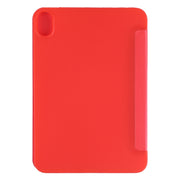 For iPad mini 2024 / mini 6 GEBEI Shockproof Horizontal Flip Tablet Case with Three-folding Holder(Red)
