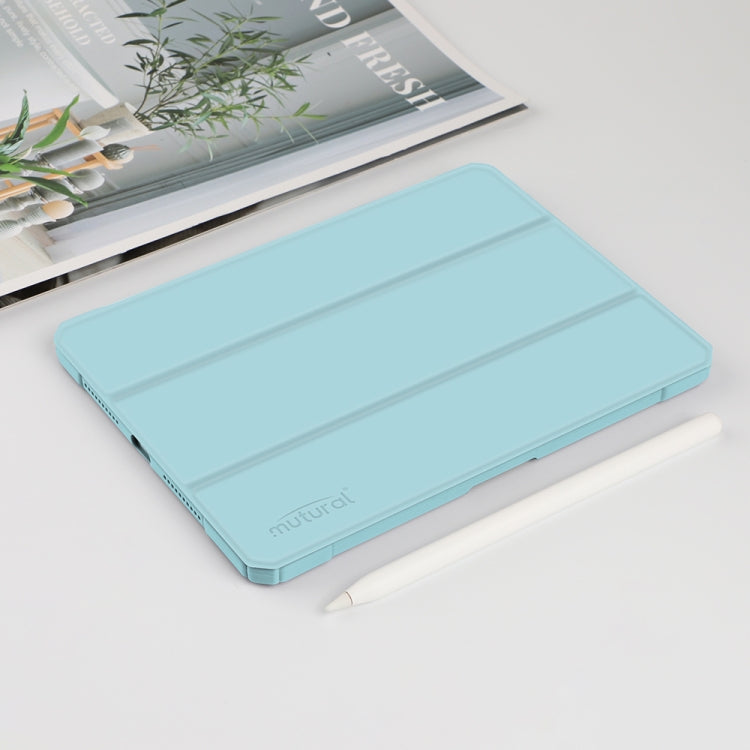 For iPad mini 6 / mini 2024 Mutural Pinyue Series Horizontal Flip Tablet Case with Holder & Pen Slot & Sleep / Wake-up Function(Sky Blue) - free shipping - PMC TechLife - Order now!