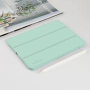 For iPad mini 6 / mini 2024 Mutural Pinyue Series Horizontal Flip Tablet Case with Holder & Pen Slot & Sleep / Wake-up Function(Mint Green)