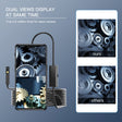 AN100 3 in 1 IP68 Waterproof USB-C / Type-C + Micro USB + USB Dual Cameras Industrial Digital Endoscope with 9 LEDs, Support Android System, Lens Diameter: 5.5mm, Length:5m Soft Cable -  by PMC TechLife | Online Shopping South Africa | PMC TechLife | Buy Now Pay Later Mobicred