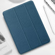 For iPad mini 6 / mini 2024 Mutural YASHI Series Cloth Pattern Texture Horizontal Flip Tablet Case(Blue) - free shipping - PMC TechLife - Order now!