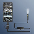AN100 3 in 1 IP68 Waterproof USB-C / Type-C + Micro USB + USB Dual Cameras Industrial Digital Endoscope with 9 LEDs, Support Android System, Lens Diameter: 8mm, Length:10m Soft Cable -  by PMC TechLife | Online Shopping South Africa | PMC TechLife | Buy Now Pay Later Mobicred