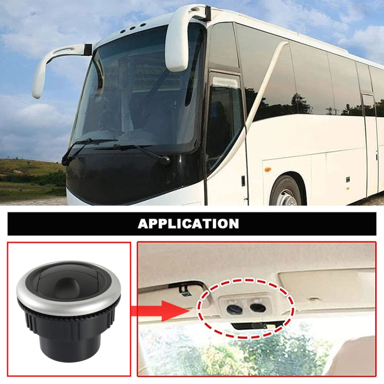 A5681-02 71mm RV Universal Air-conditioning Outlet, Hole Size: 63mm - Air Conditioning System by PMC TechLife | Online Shopping South Africa | PMC TechLife | Buy Now Pay Later Mobicred