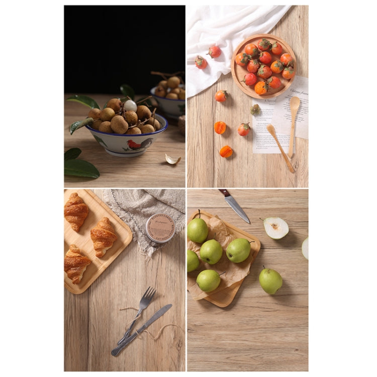 60 x 60cm Single Side Retro PVC Photography Backdrops Board(Light Wood Grain) - Wood Floor by PMC TechLife | Online Shopping South Africa | PMC TechLife | Buy Now Pay Later Mobicred