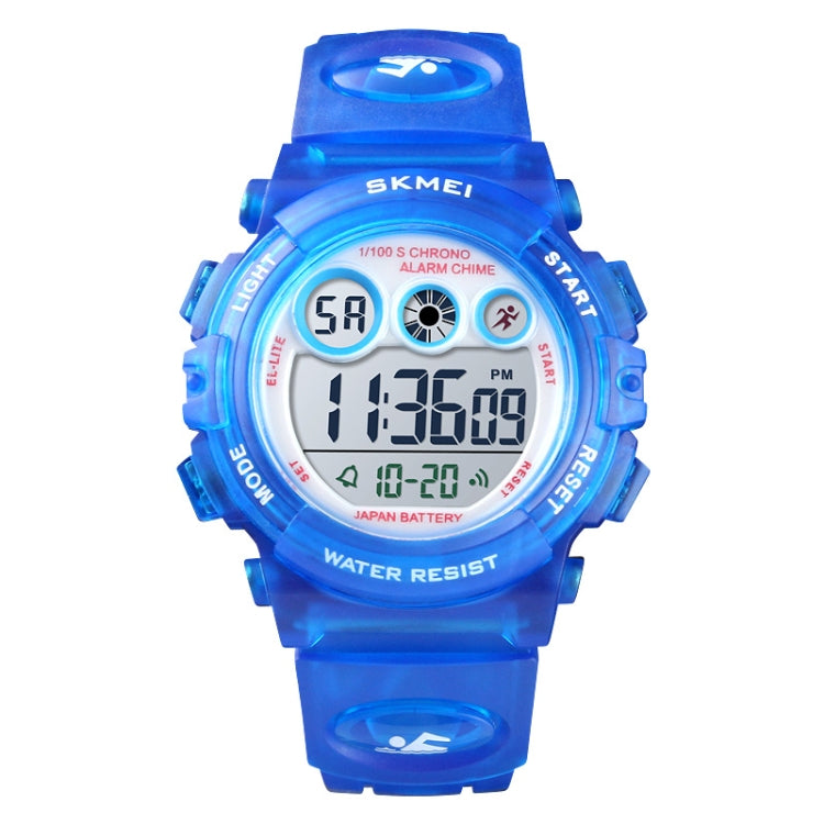 SKMEI 1451 LED Digital Stopwatch Chronograph Luminous Children Sports Electronic Watch(Transparent Sky Blue) - free shipping - PMC Jewellery - Order now!