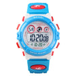 SKMEI 1451 LED Digital Stopwatch Chronograph Luminous Children Sports Electronic Watch(White Shell Blue Circle) - free shipping - PMC TechLife - Order now!