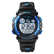 SKMEI 1451 LED Digital Stopwatch Chronograph Luminous Children Sports Electronic Watch(Black Shell Blue Circle) - free shipping - PMC TechLife - Order now!