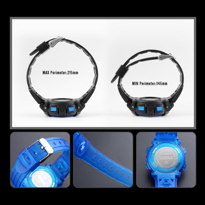 SKMEI 1451 LED Digital Stopwatch Chronograph Luminous Children Sports Electronic Watch(Transparent Sky Blue) - free shipping - PMC Jewellery - Order now!