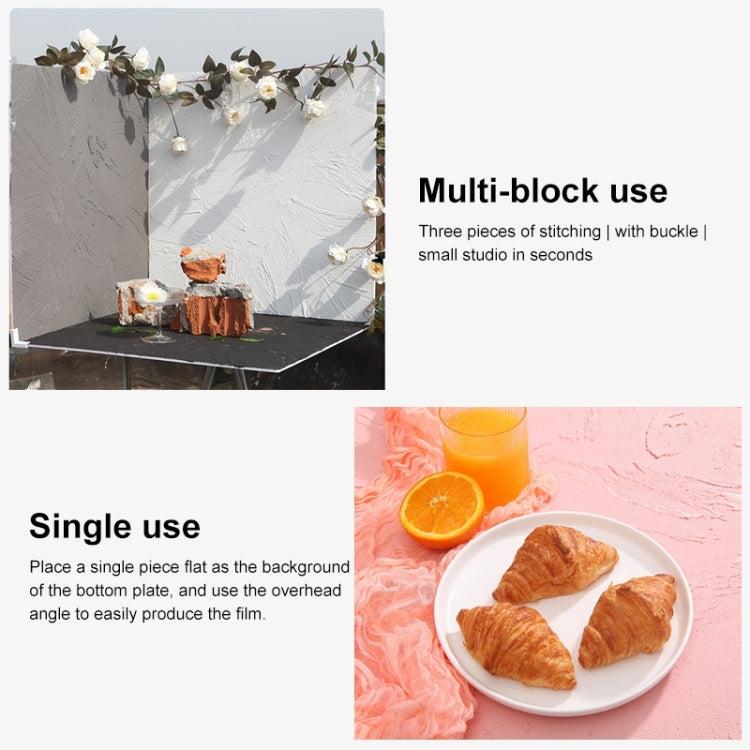 80 x 60cm Retro PVC Cement Texture Board Photography Backdrops Board(Nude Color) - Brick Wall by PMC TechLife | Online Shopping South Africa | PMC TechLife | Buy Now Pay Later Mobicred