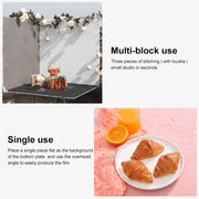 80 x 60cm Retro PVC Cement Texture Board Photography Backdrops Board(Soot Pink)