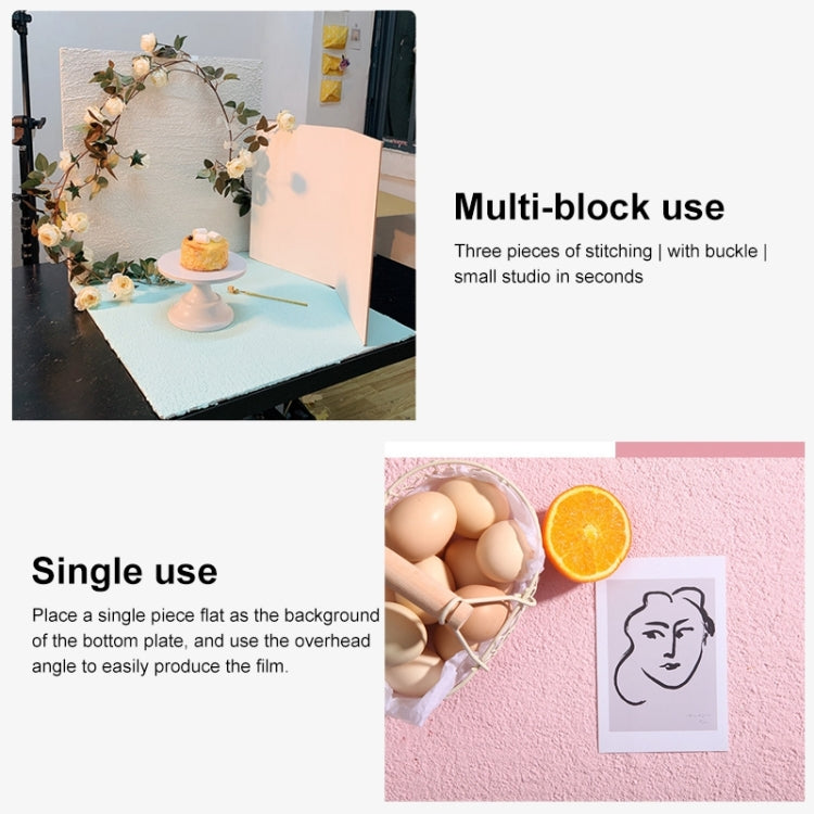 80 x 60cm PVC Backdrop Board Coarse Sand Texture Cement Photography Backdrop Board(Light Yellow) - Brick Wall by PMC TechLife | Online Shopping South Africa | PMC TechLife | Buy Now Pay Later Mobicred