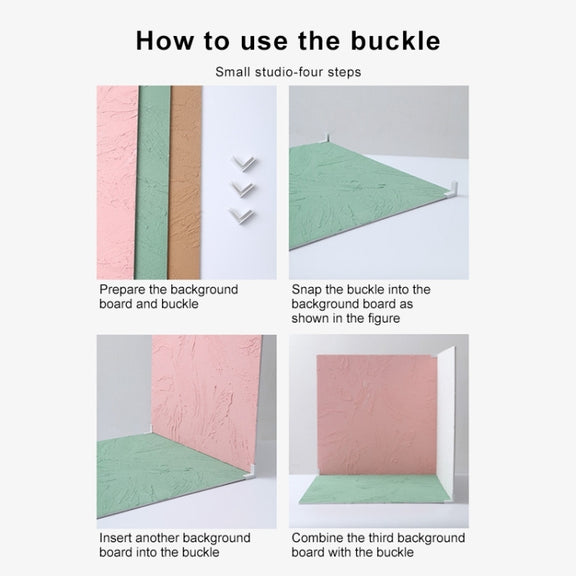 80 x 60cm PVC Backdrop Board Coarse Sand Texture Cement Photography Backdrop Board(Light Green)