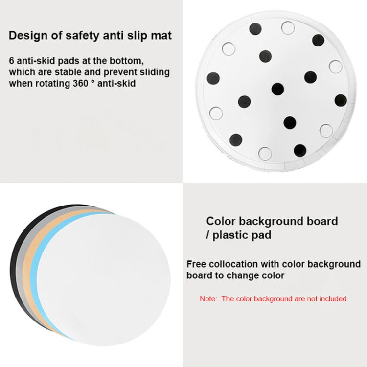 52cm Remote Control Electric Rotating Turntable Display Stand Video Shooting Props Turntable, Plug-in Power, Power Plug:AU Plug(White) -  by PMC TechLife | Online Shopping South Africa | PMC TechLife | Buy Now Pay Later Mobicred