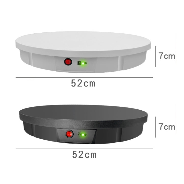 52cm Remote Control Electric Rotating Turntable Display Stand Video Shooting Props Turntable, Charging Power, Power Plug:US Plug(Black)