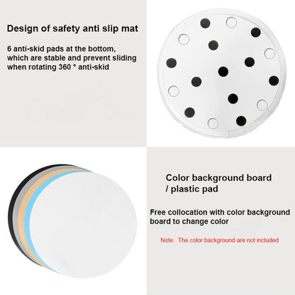 52cm Remote Control Electric Rotating Turntable Display Stand Video Shooting Props Turntable, Charging Power, Power Plug:AU Plug(White) - free shipping - PMC Jewellery - Order now!