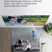 YG450 1280x720 1500 Lumens Portable Home Theater LED HD Projector, Plug Type:US Plug(Black)