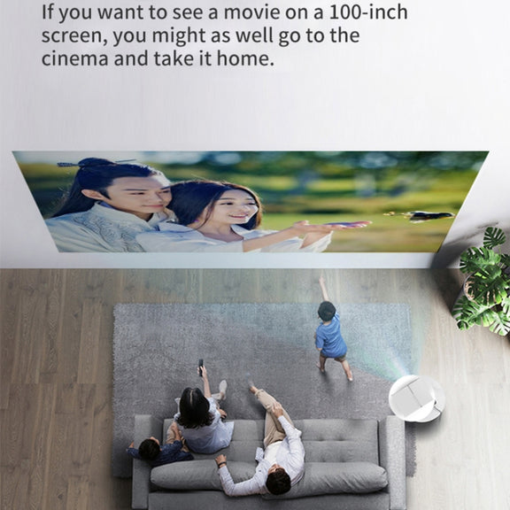 YG450 1280x720 1500 Lumens Portable Home Theater LED HD Projector, Plug Type:AU Plug(White)